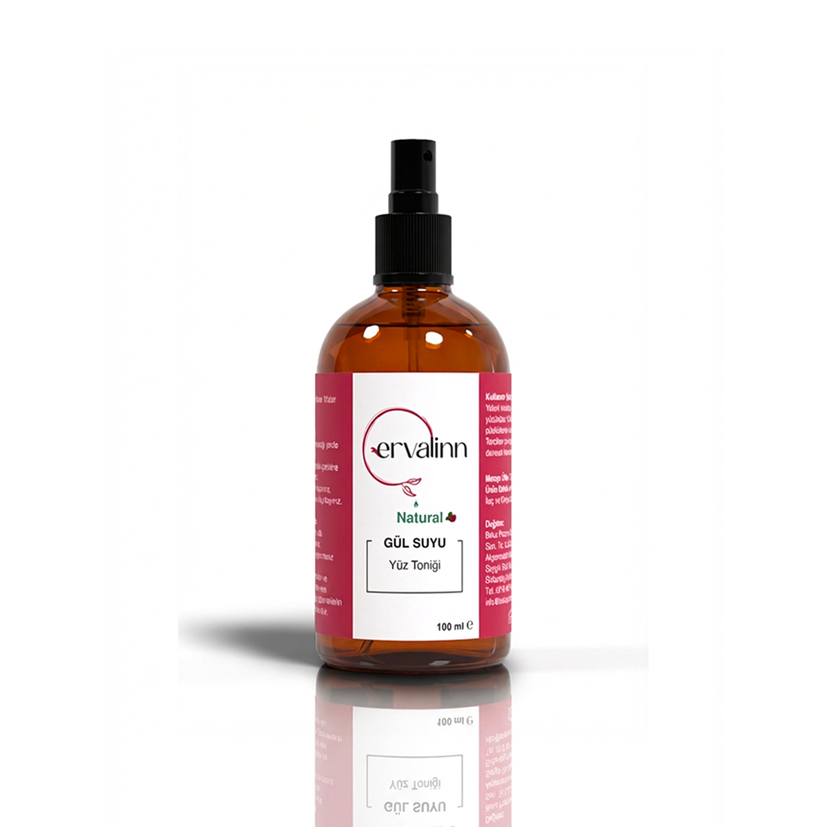 Ervalinn Beauty Natural Gül Suyu Tonik 100 ml