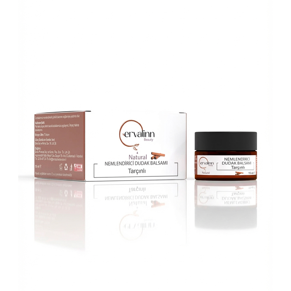 Ervalinn Beauty Natural Nemlendirici Dudak Balsamı – Tarçınlı 15 ml